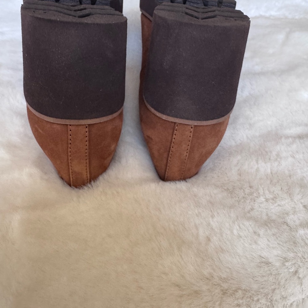 Women’s Vionic Brown Suede Women's Willow Wedge Shoes Size 8 1/2 - Picture 4 of 6